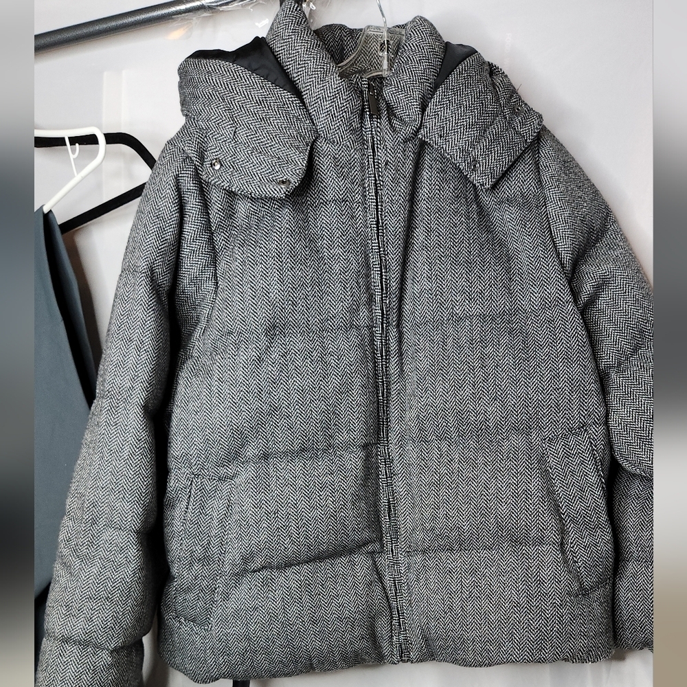 Universal Thread Gray Puffer Jacket - image 2